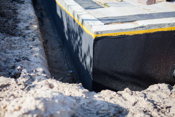 Professional Exterior Waterproofing technician working in Hastings, MN